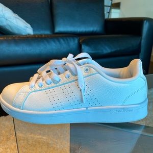 ADIDAS white cloudfoam shoes